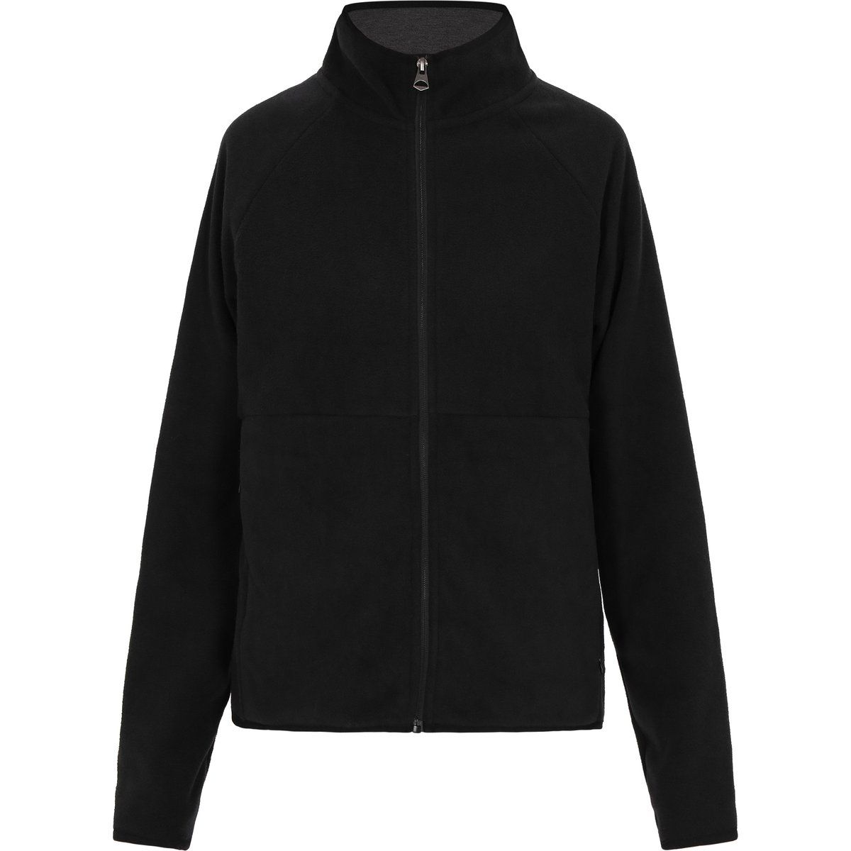 Minimalistische Fleecejacke mit Reißverschluss
