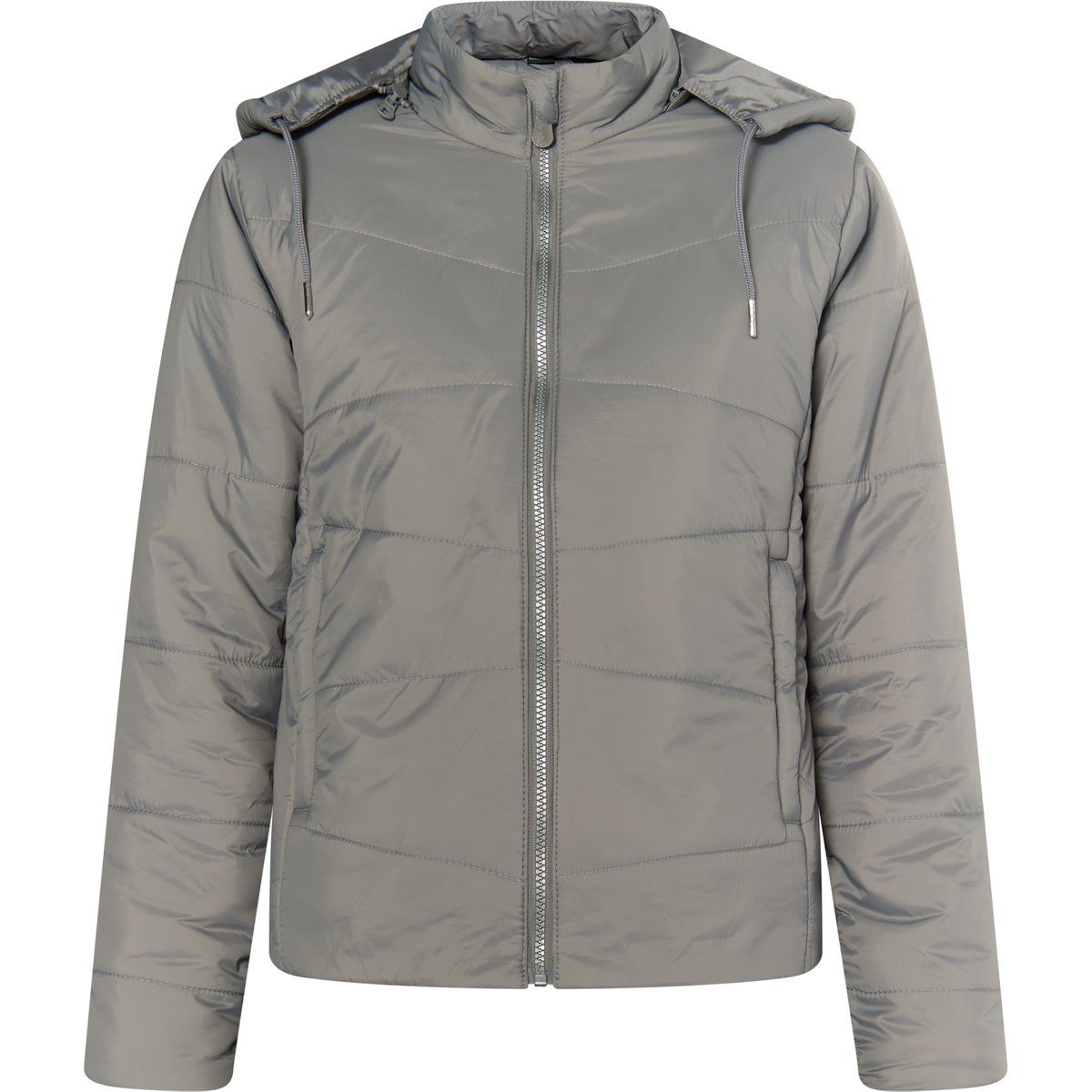 Leichte gesteppte Übergangsjacke mit Kapuze