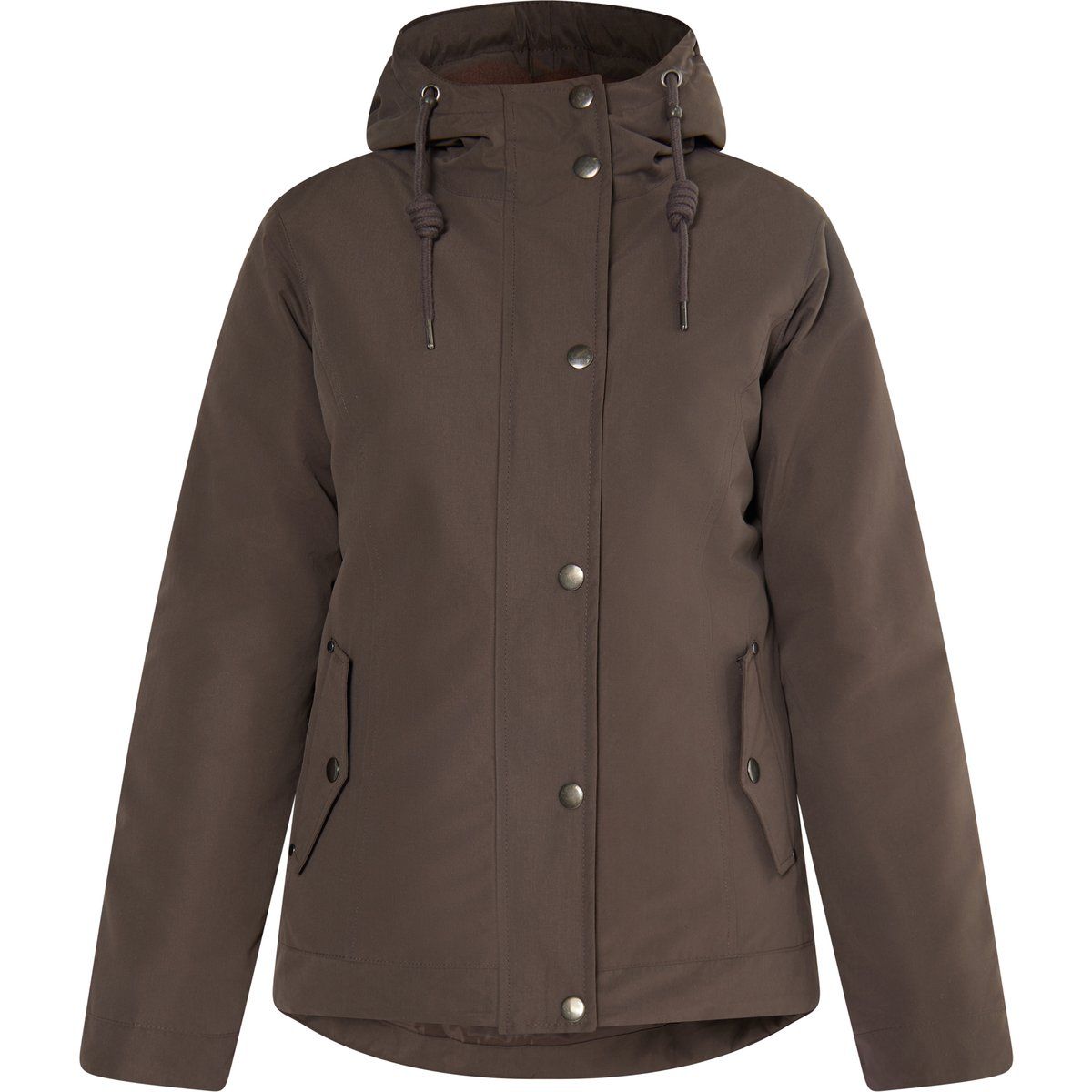 Wattierte Winterjacke mit Kapuze
