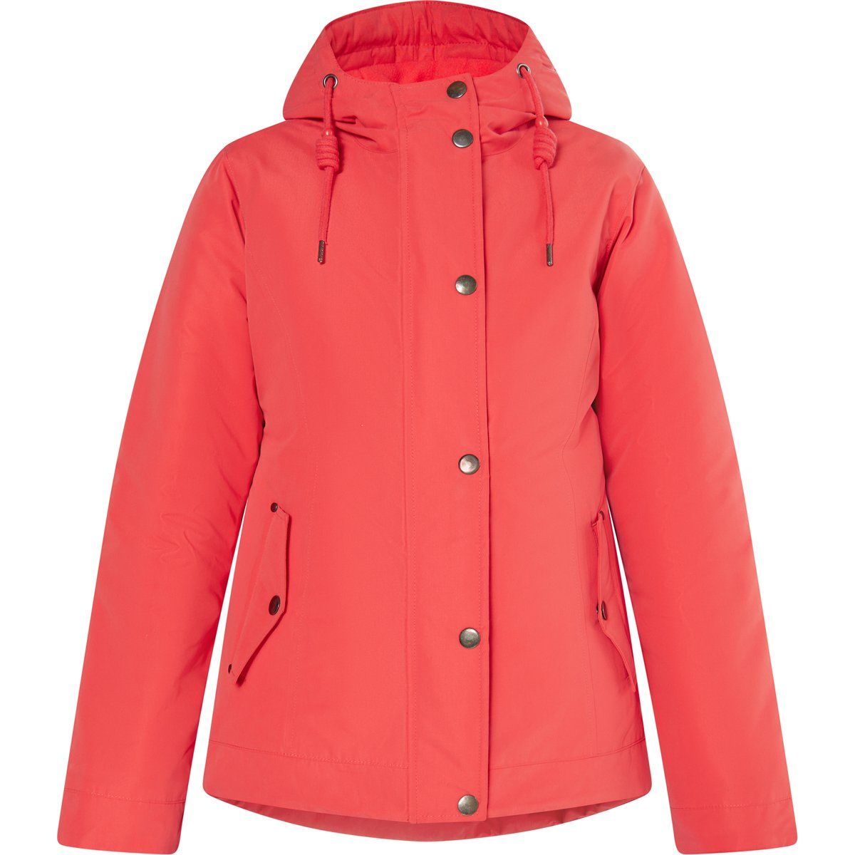 Wattierte Outdoorjacke mit Kapuze