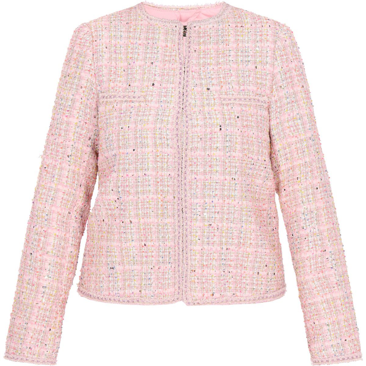 Elegante Tweedjacke mit Pailletten