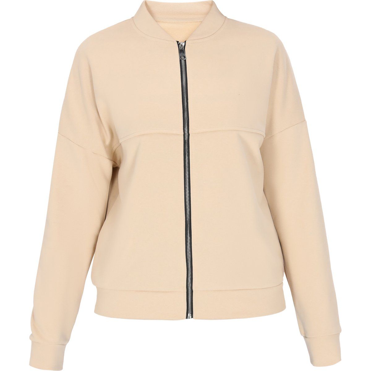 Minimalistische Bomberjacke mit Reißverschluss