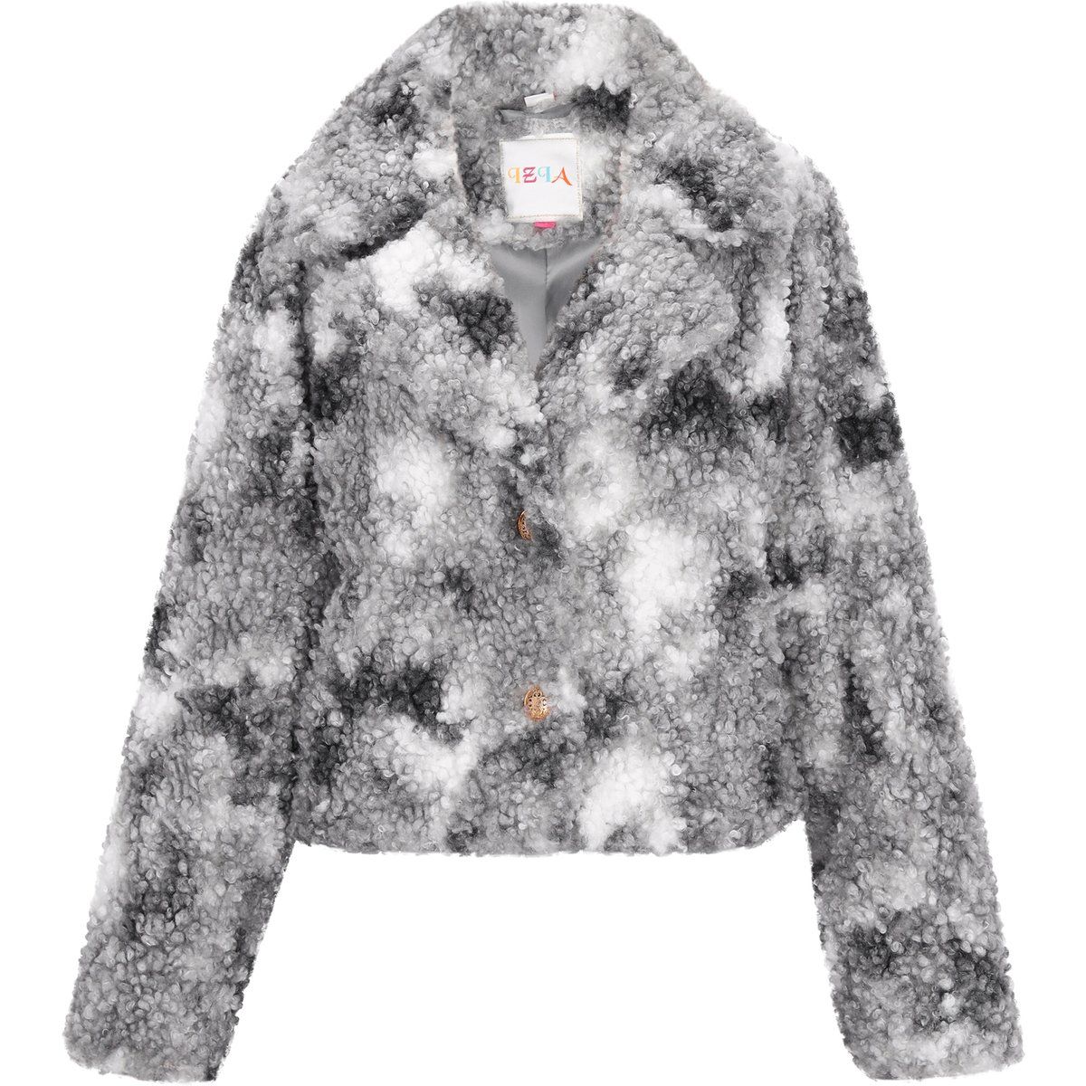 Strukturierte Kurzjacke mit Revers