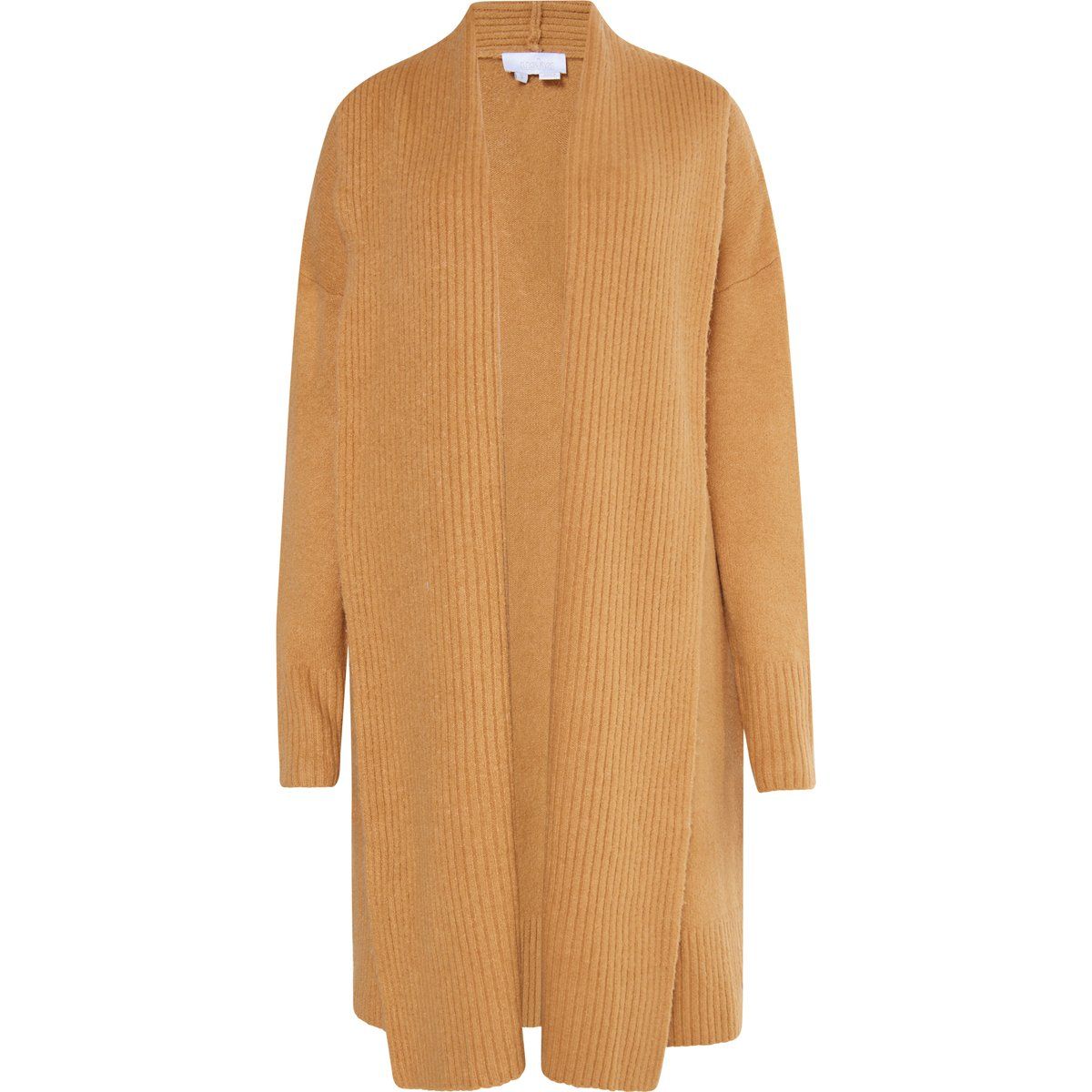 Übergroßer Offener Long-Cardigan
