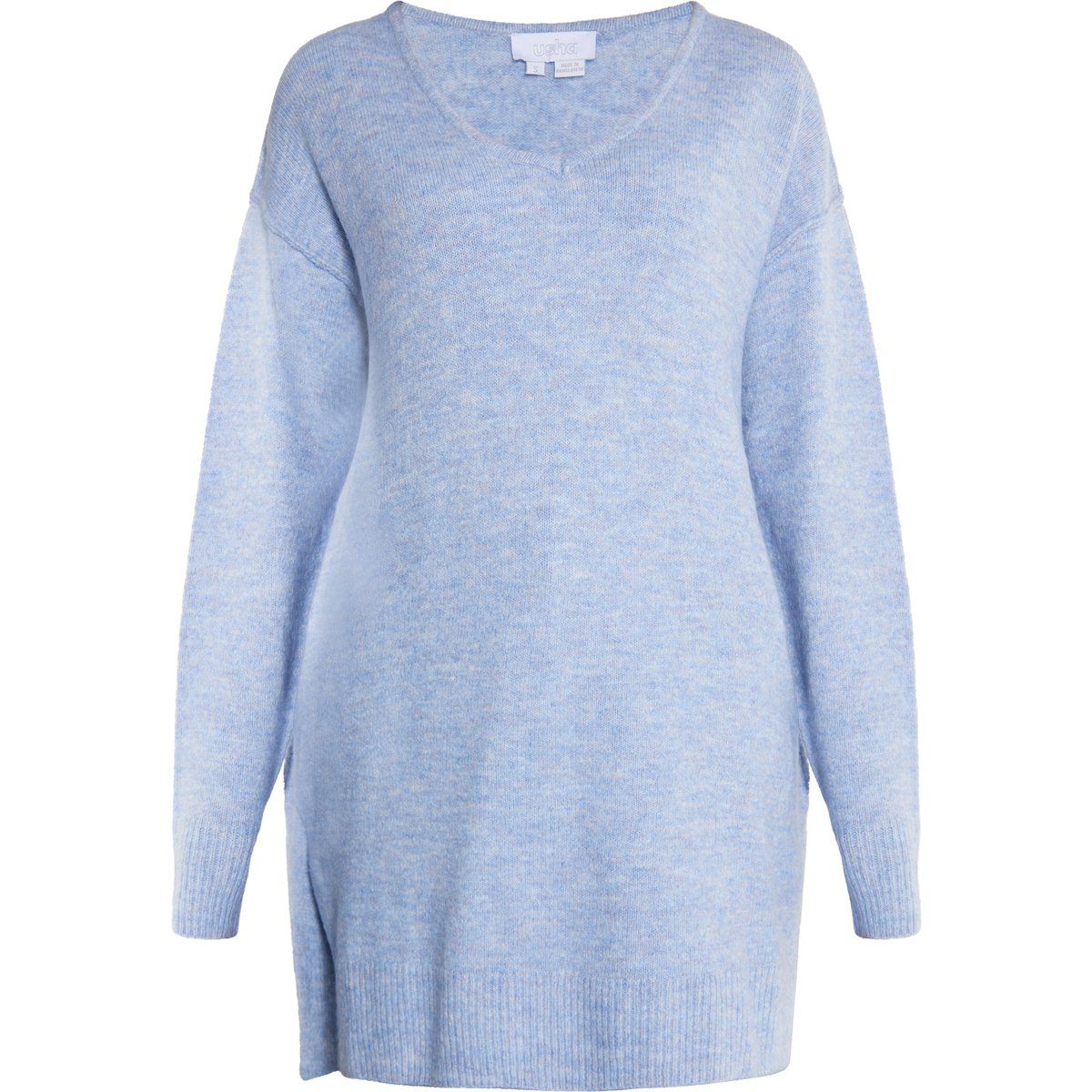 Oversize Strickpullover mit V-Ausschnitt