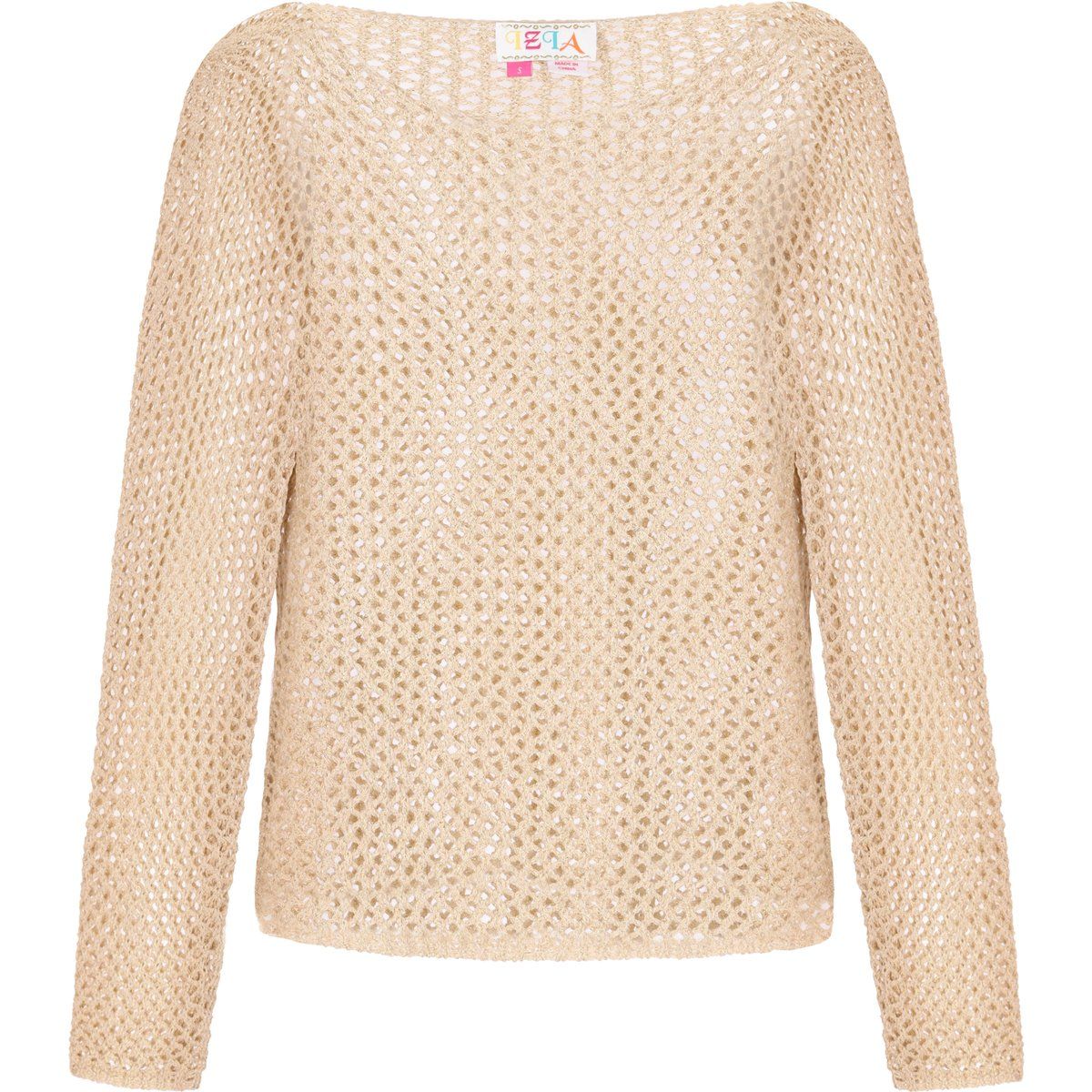 Lockerer Häkelpullover im Boho-Stil