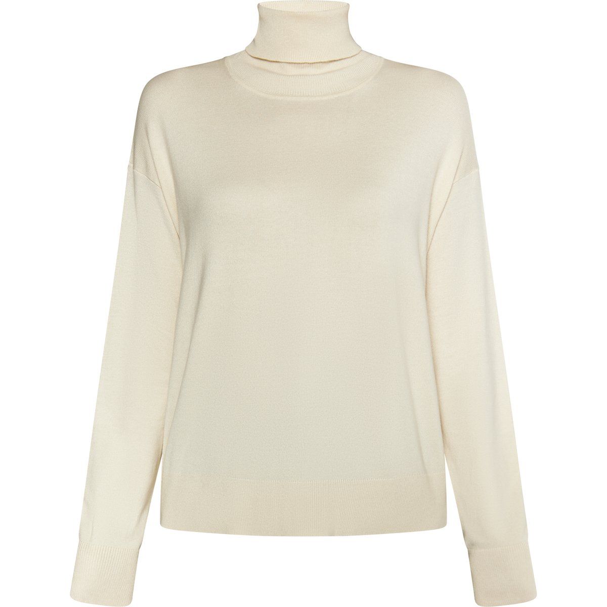 Klassischer Rollkragenpullover aus Viskose-Mix