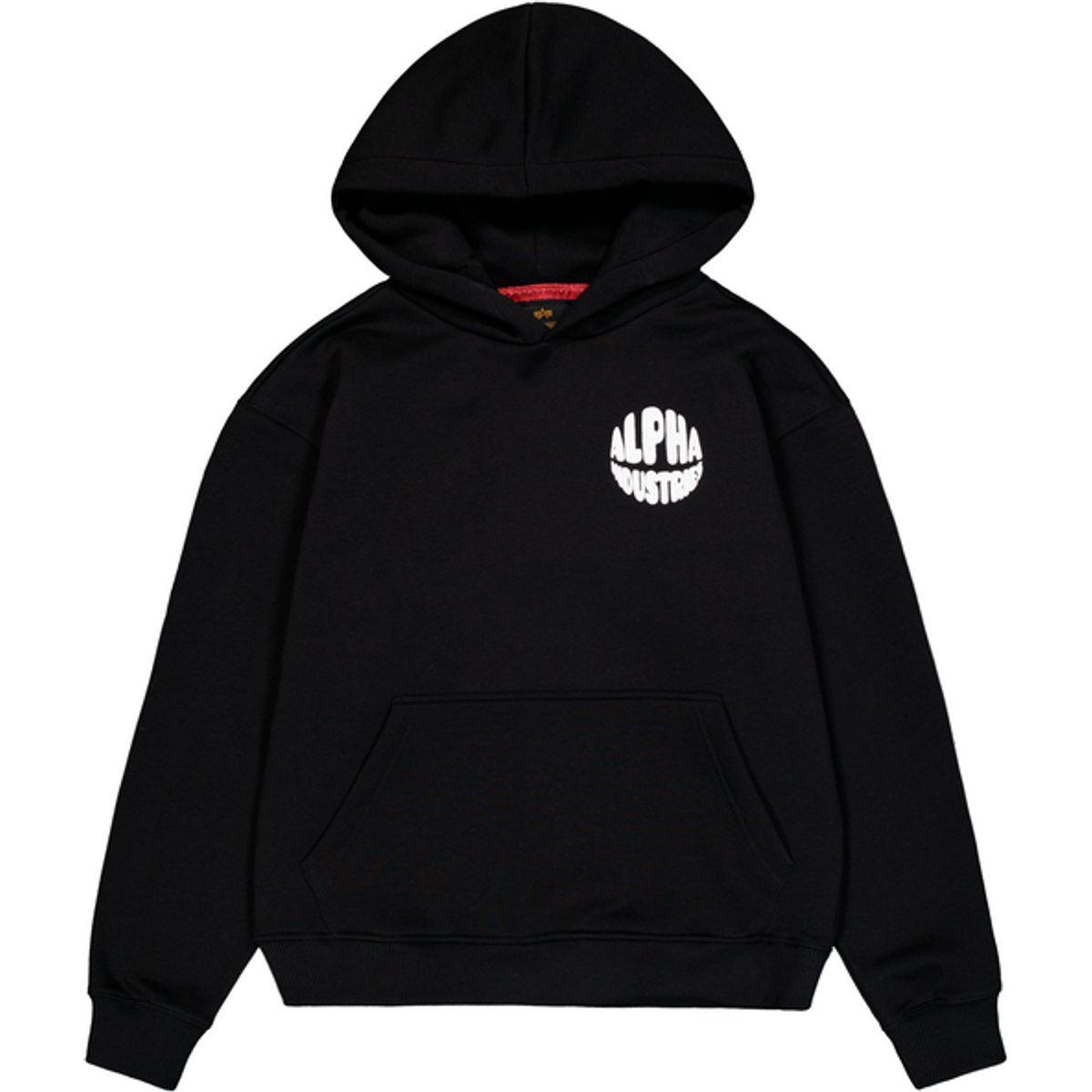 Lockerer Hoodie mit Grafikprint