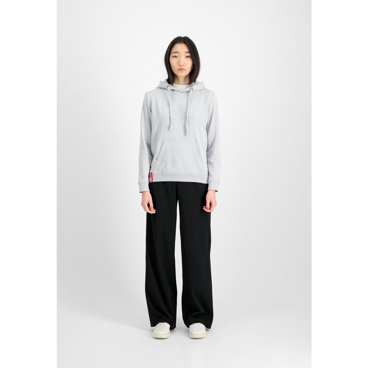 Klassischer Hoodie mit Glitzerlogo