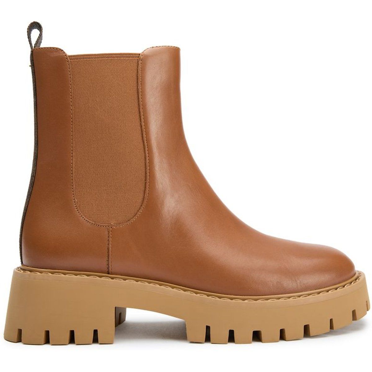 Chelsea-Boots mit markanter Profilsohle