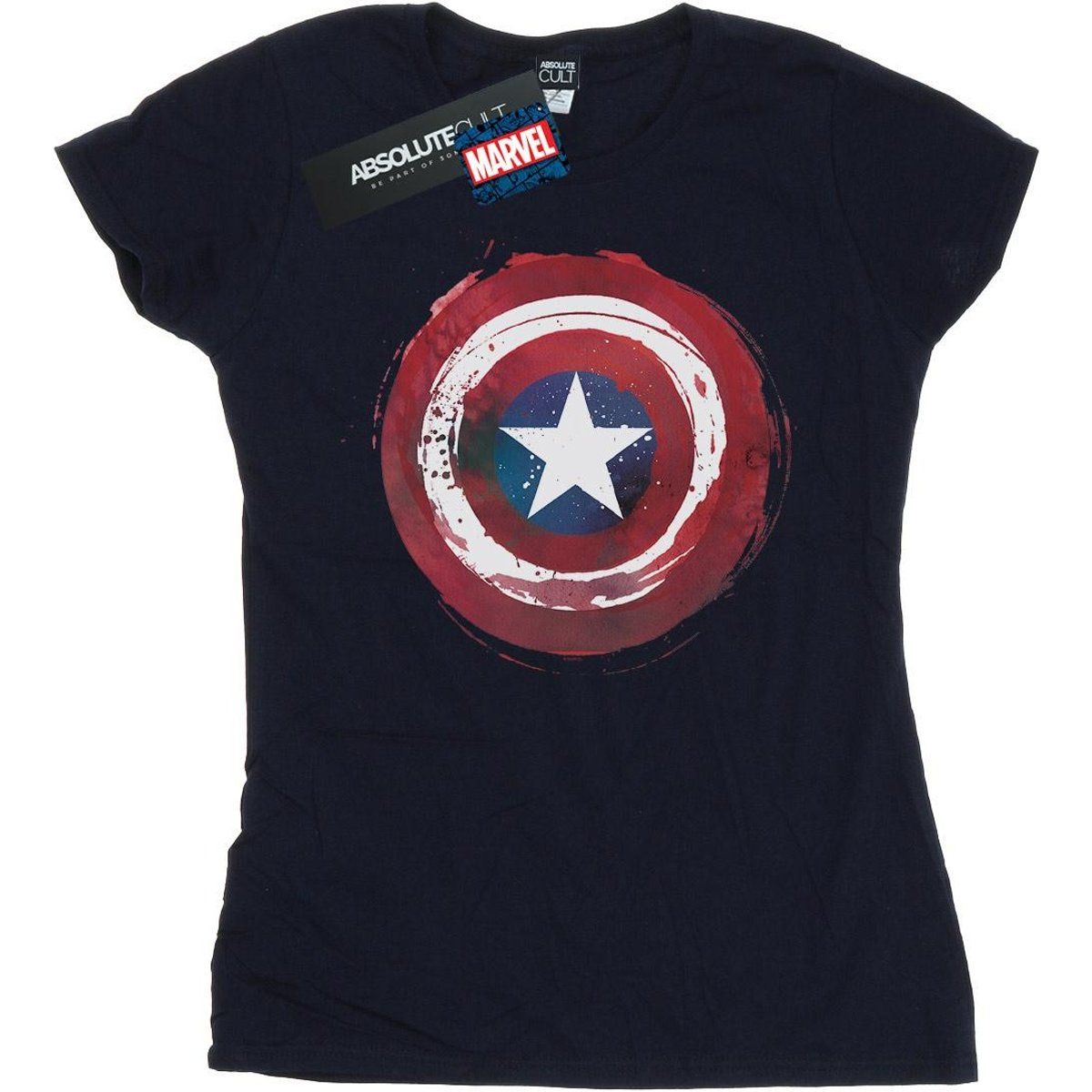 Captain America T-Shirt mit Used-Effekt