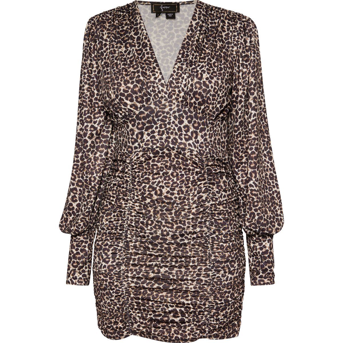 Raffiniertes Minikleid mit Leopardenmuster