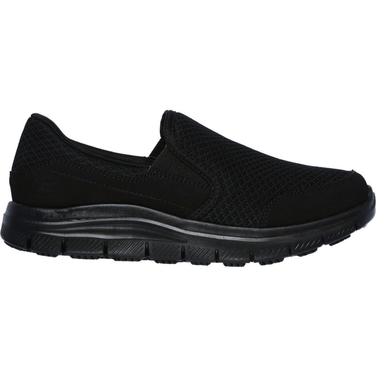 Slip-On-Sneaker aus Mesh und Leder