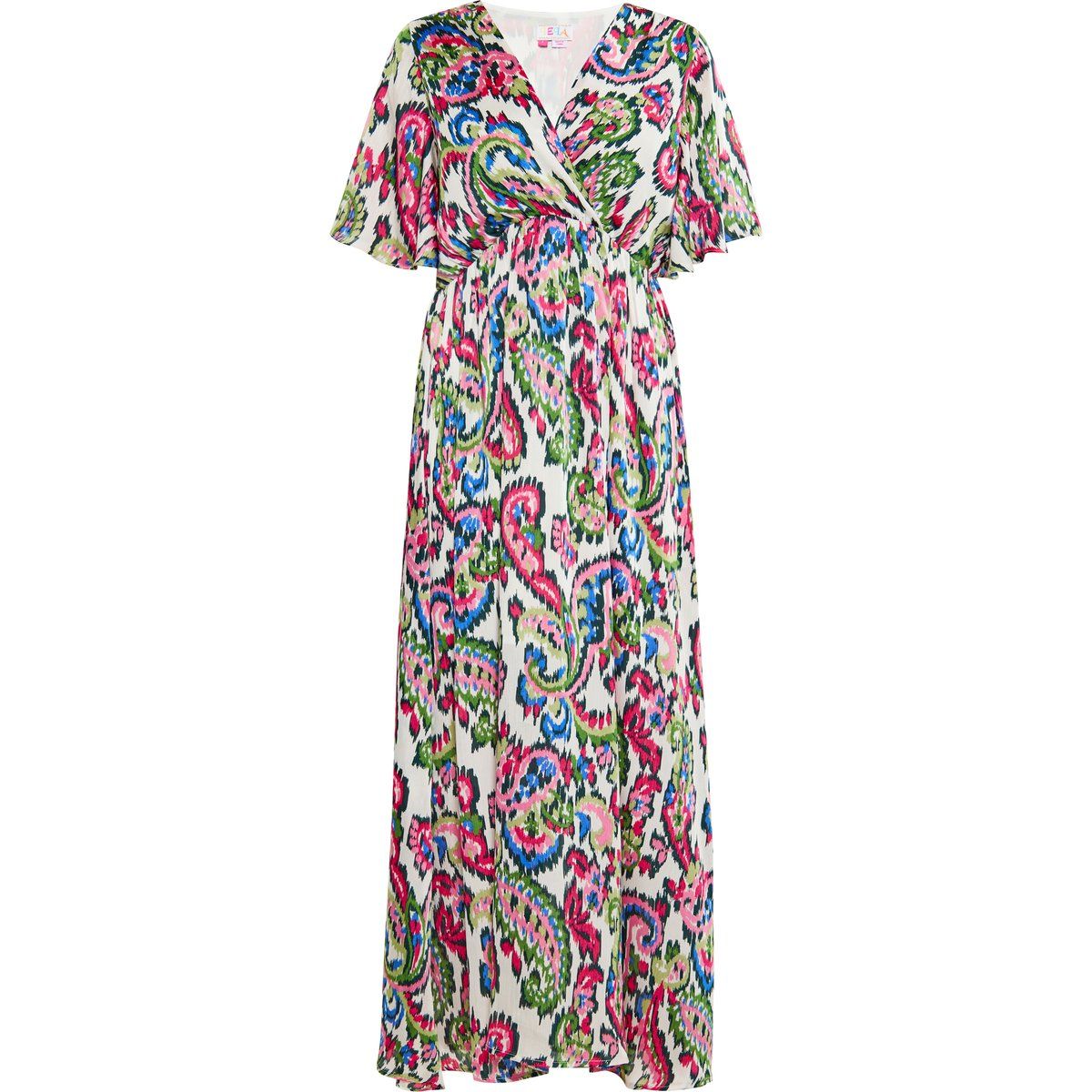 Farbenfrohes Maxikleid mit Paisleymuster