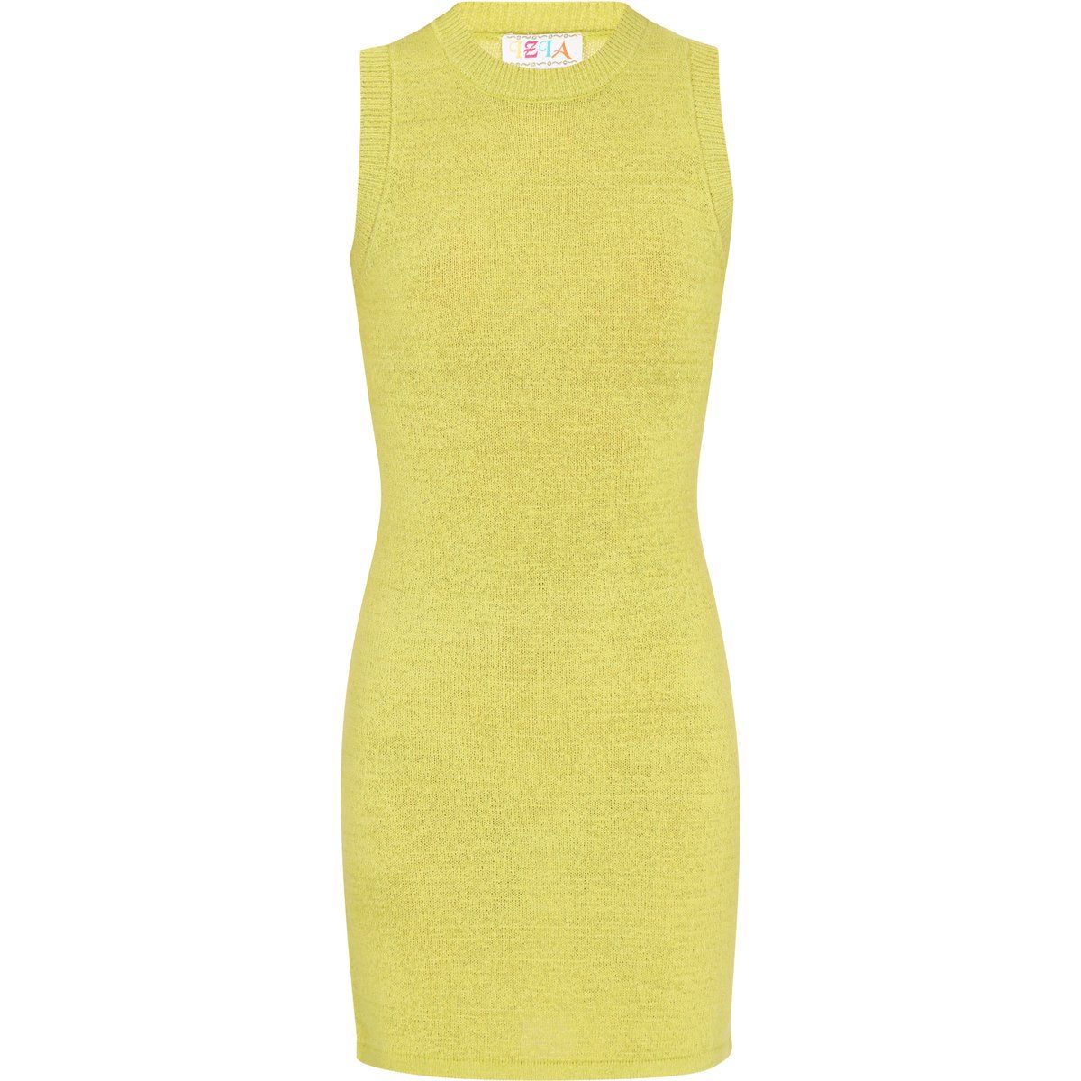 Ärmelloses Strick-Bodycon-Minikleid