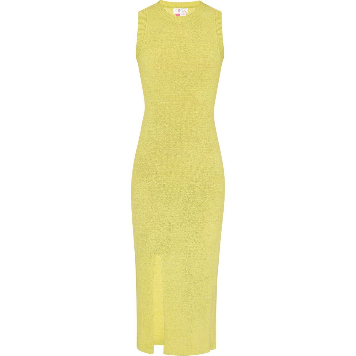 Ärmelloses Slim-Fit Strick-Midi