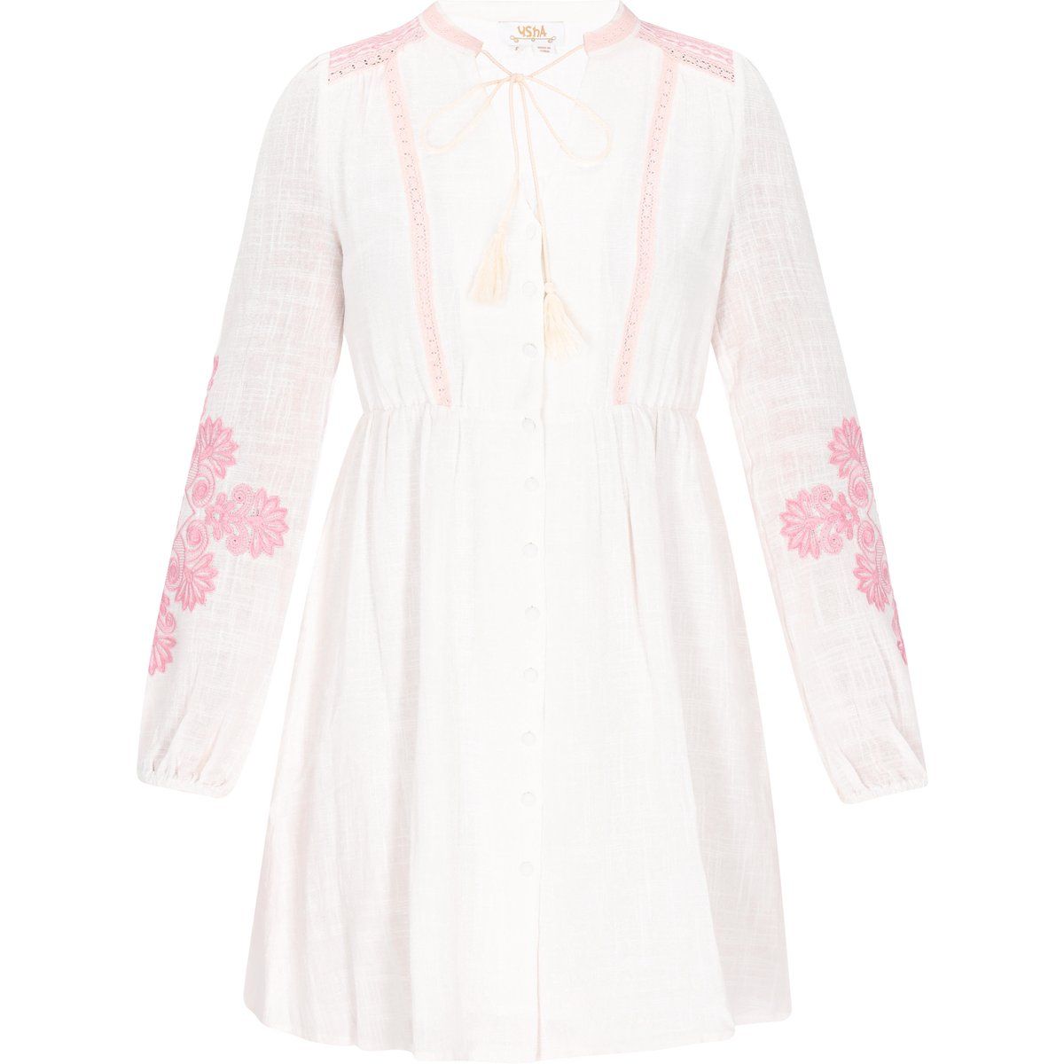Besticktes Folklore-Minikleid