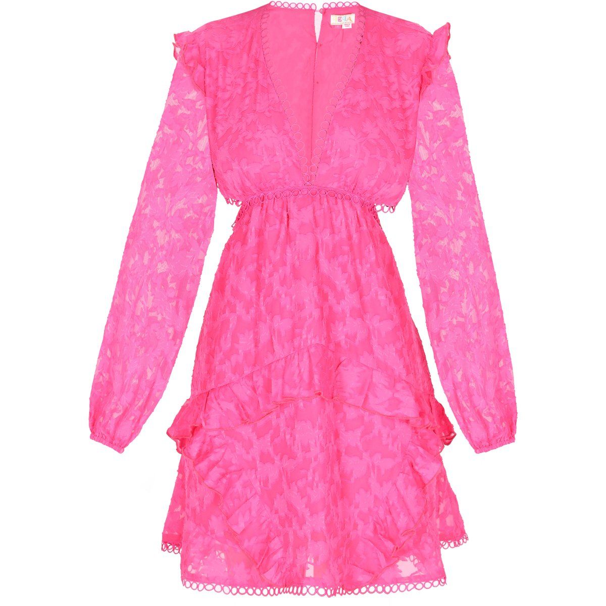 Romantisches Mini-Kleid mit Cut-outs