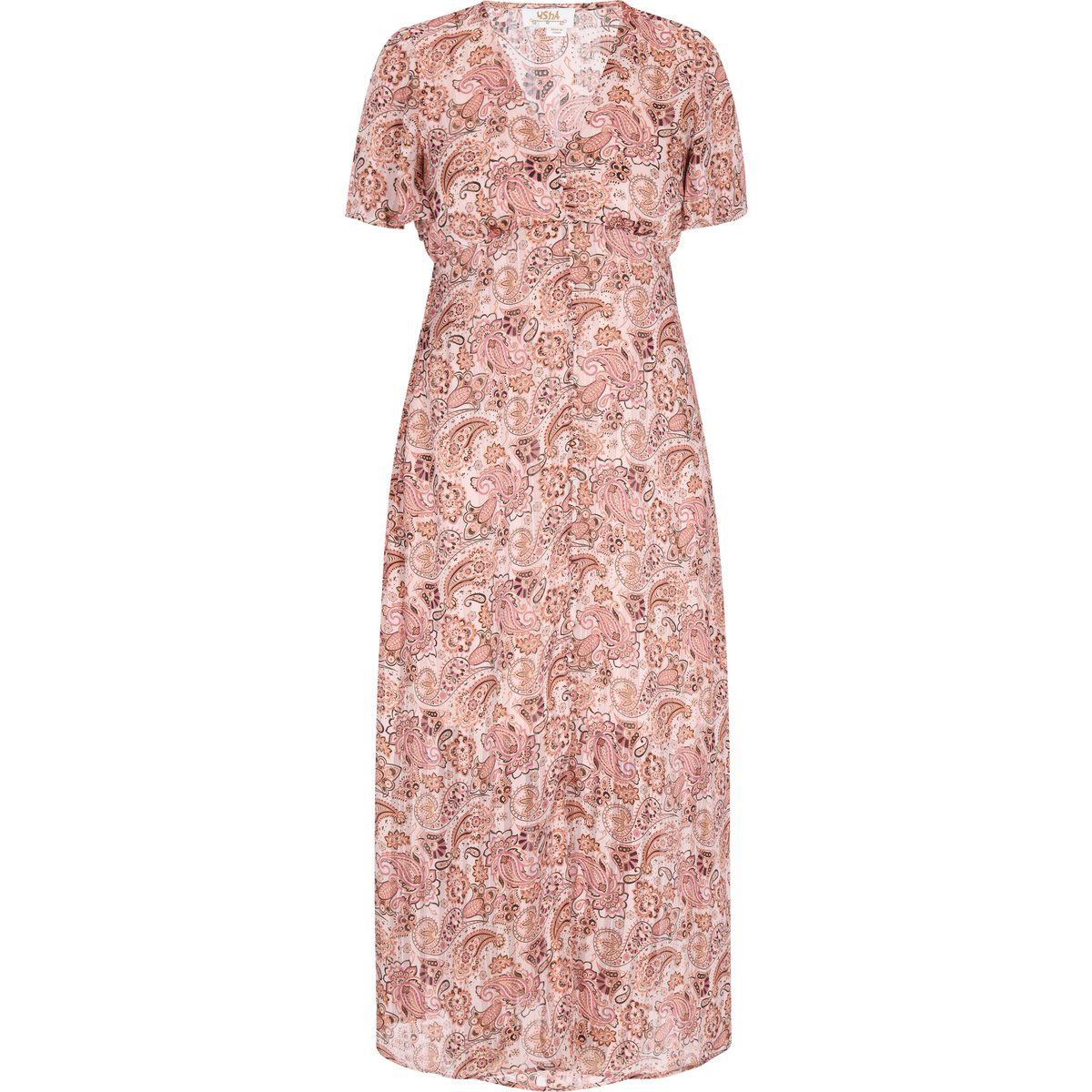 Midi-Kleid mit Paisley-Muster