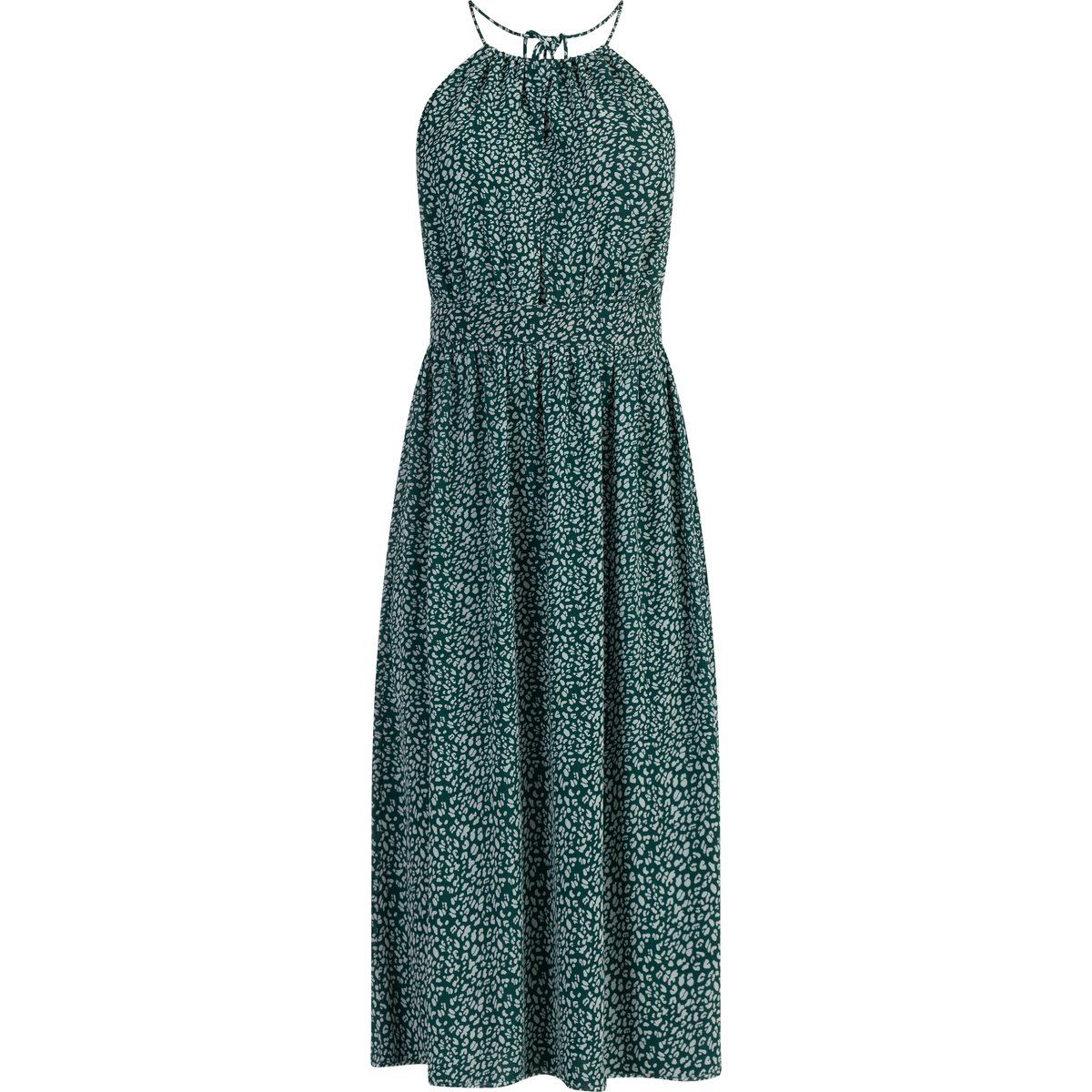 Midikleid aus Chiffon mit Neckholder