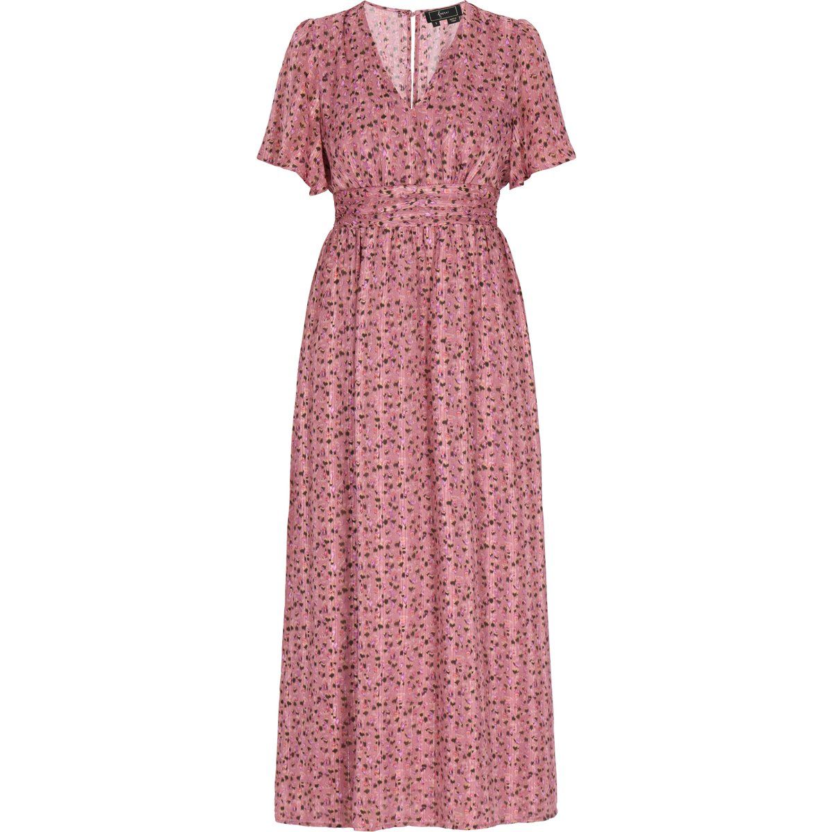 Elegantes Maxikleid mit Leopardenmuster