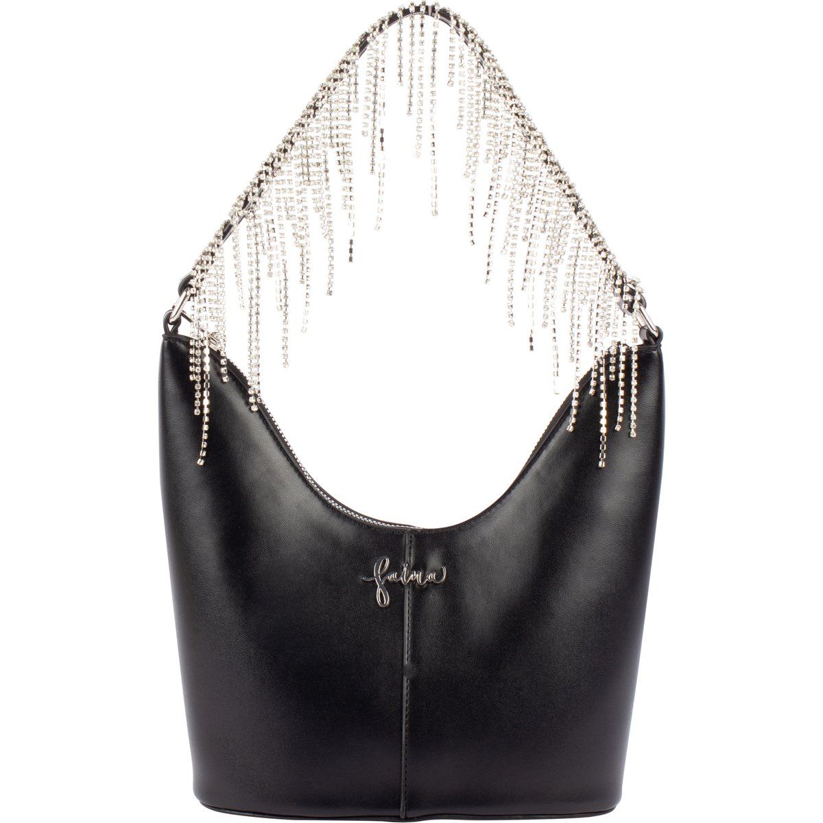 Elegante Abendtasche mit Kristallfransen