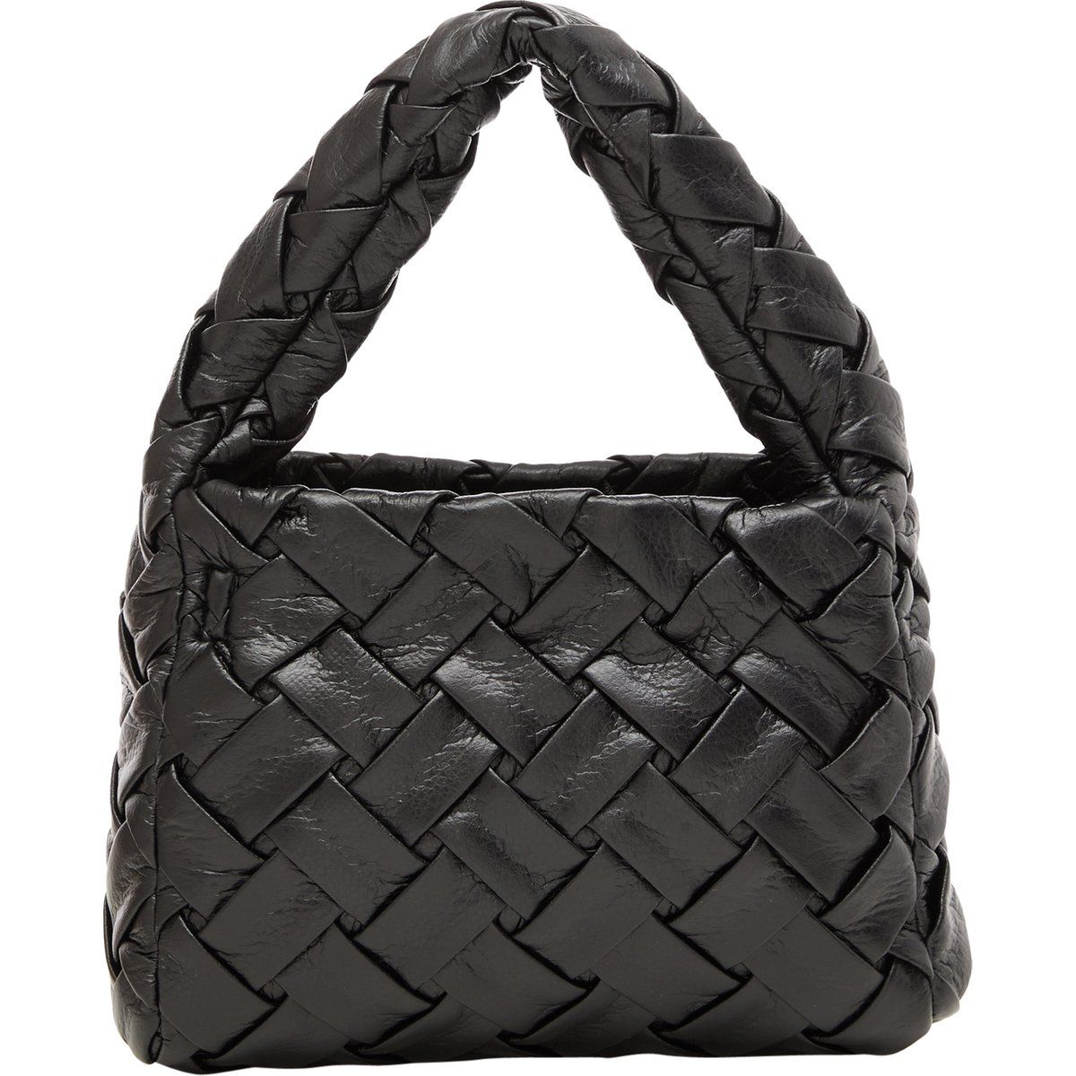 Geflochtene Hobo-Tasche im Intrecciato-Stil