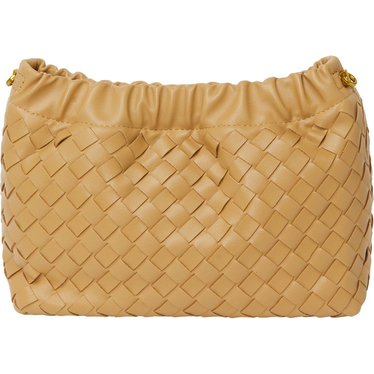Elegante geflochtene Kunstleder-Clutch