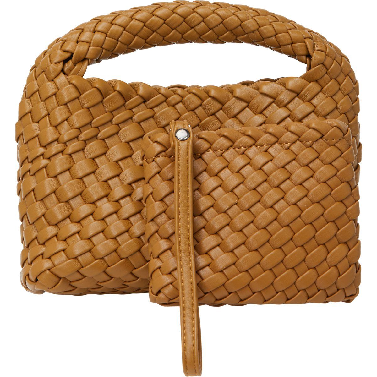 Geflochtenes Leder-Tragetaschen-Set
