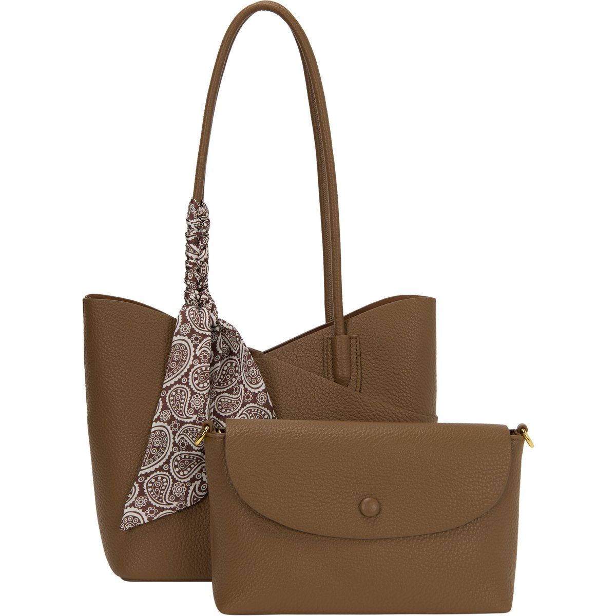 Minimalistisches 2-in-1-Tragetaschen-Set