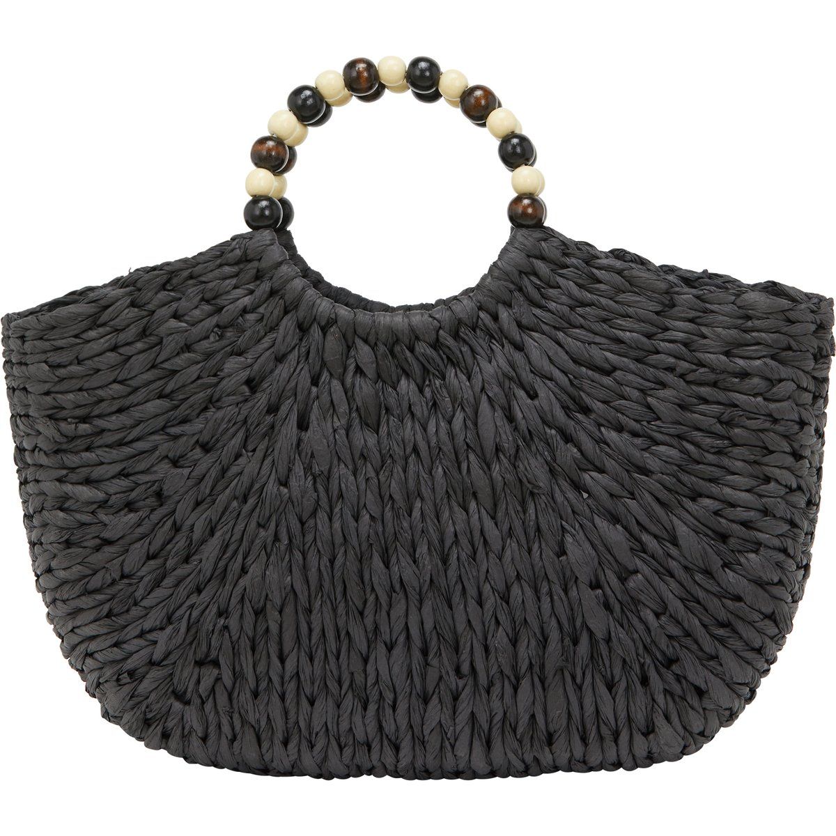 Handgeflochtene Halbmond-Handtasche