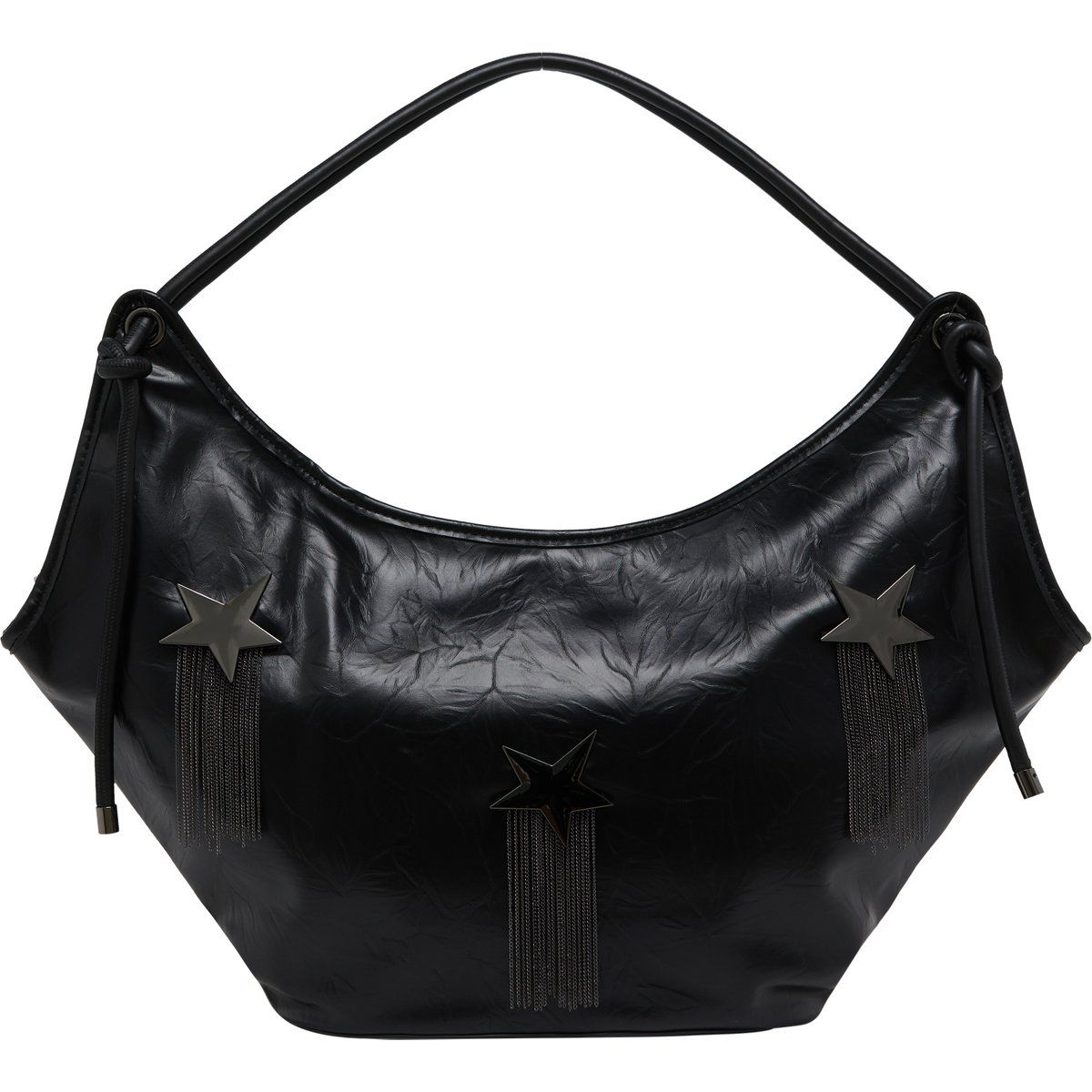 Hobo-Tasche mit Sternen-Fransen