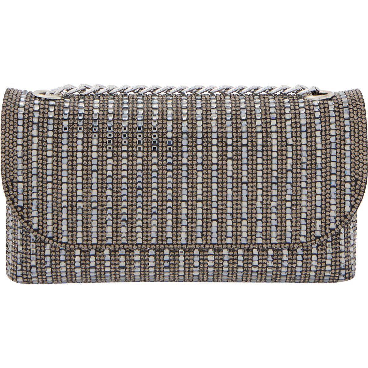 Elegante Abendclutch mit Perlenmuster