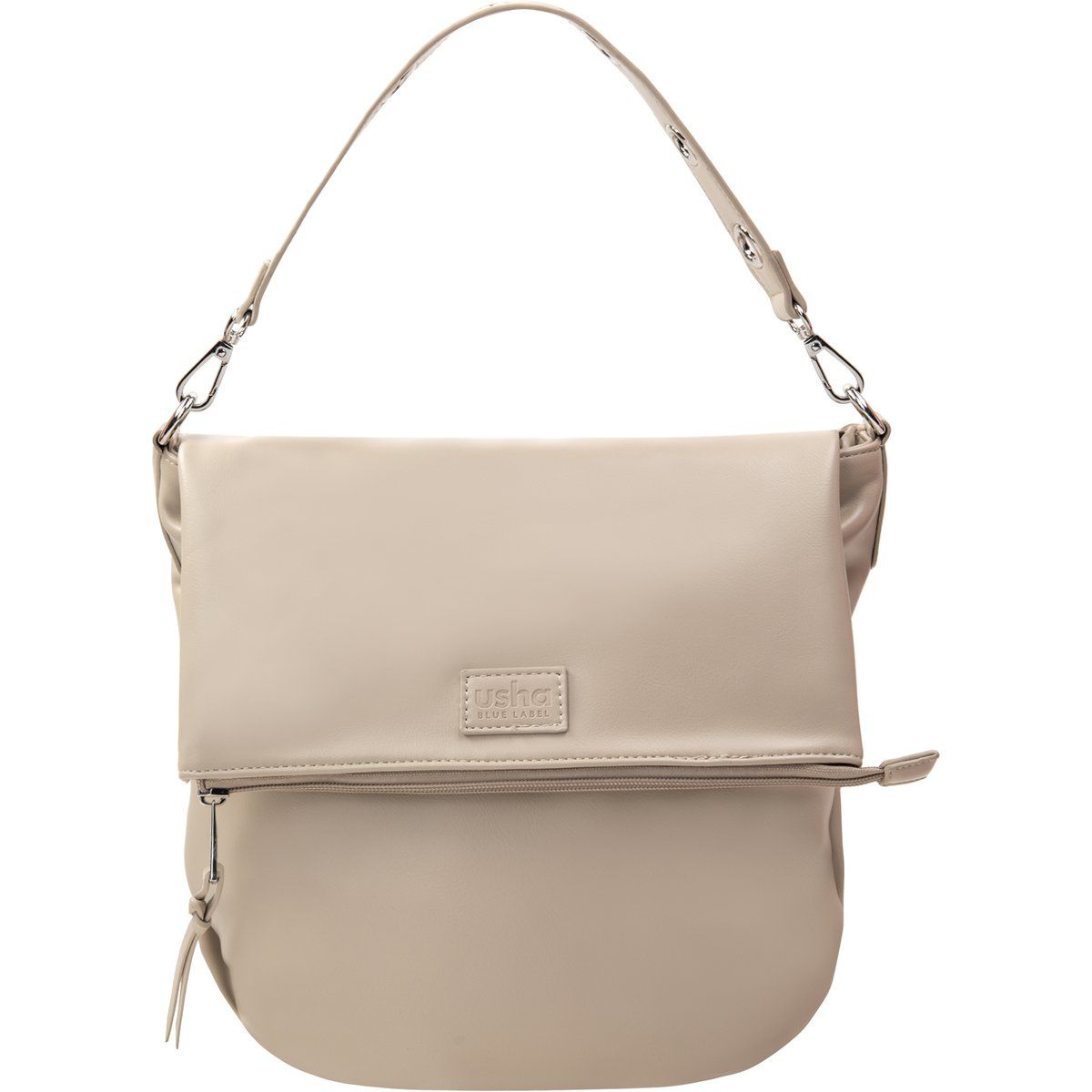 Minimalistische Fold-Over Schultertasche