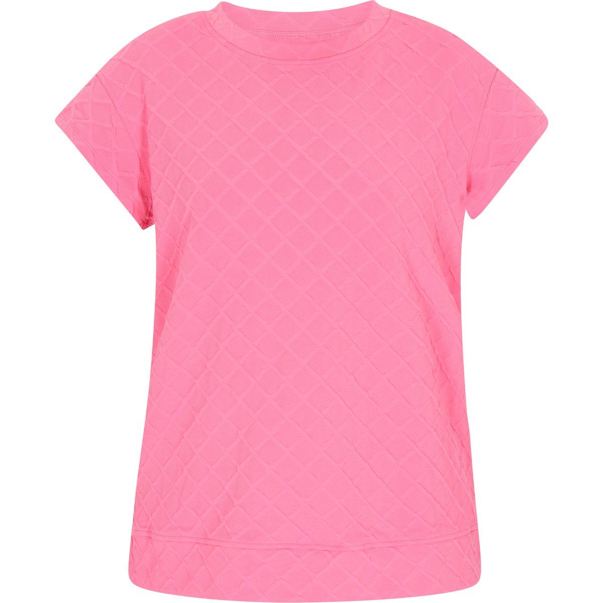 Strukturiertes T-Shirt mit Flügelärmeln