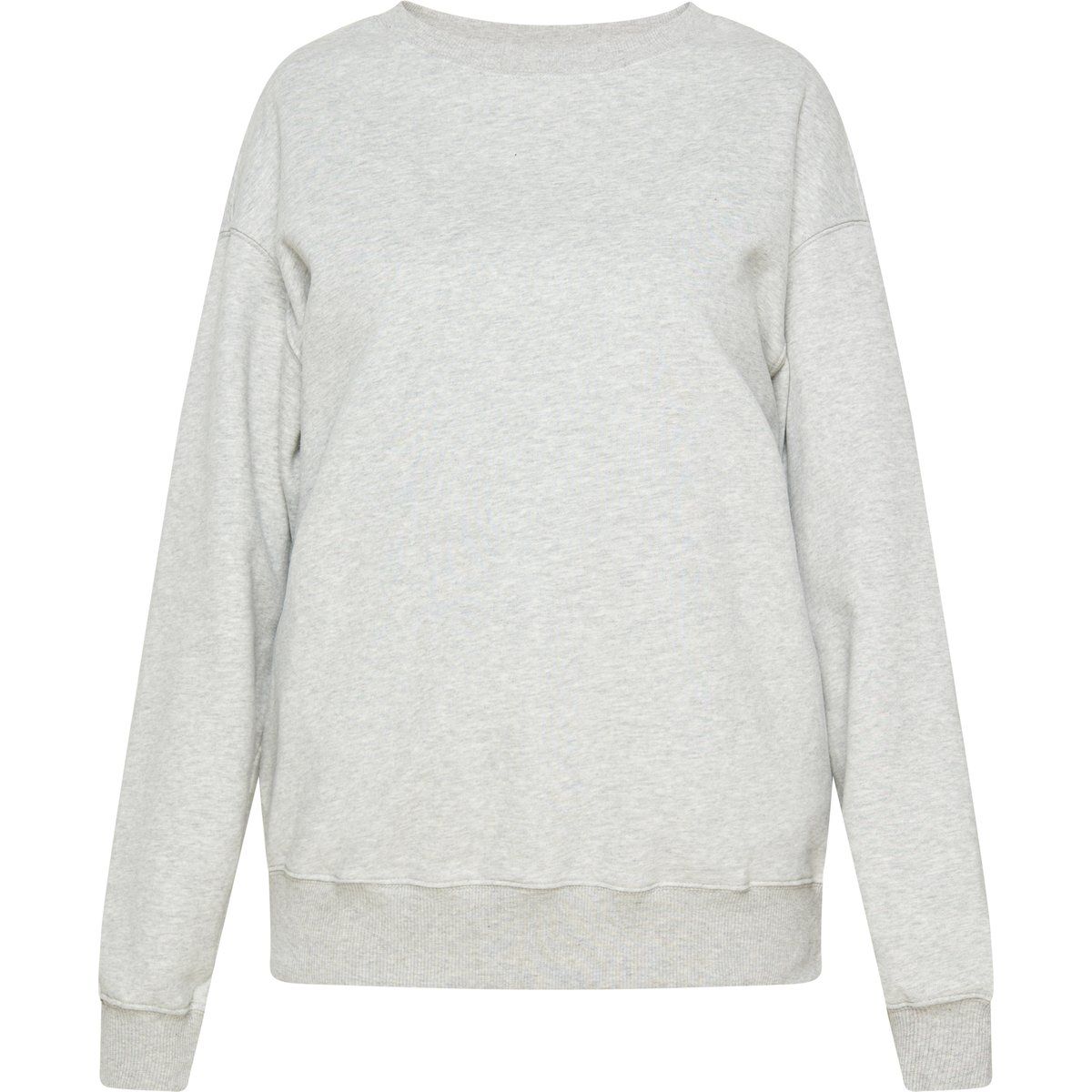 Locker geschnittenes Rundhals-Sweatshirt