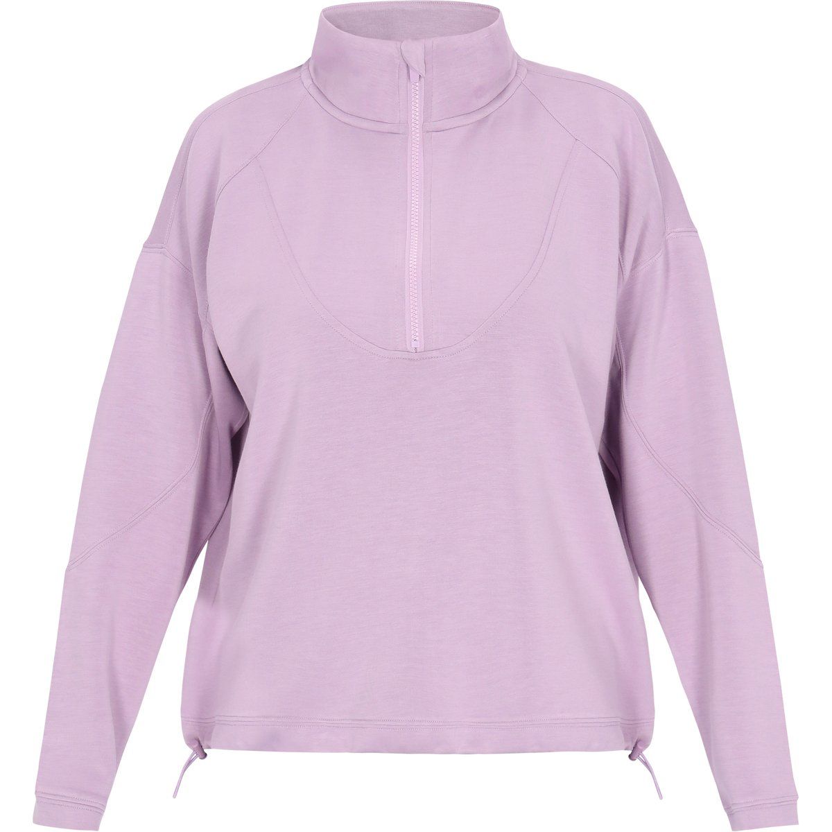 Sweatshirt mit Half-Zip und Kordelzug
