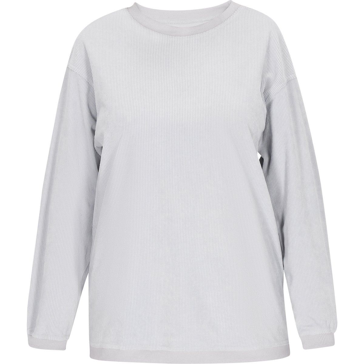 Sweatshirt aus Cord im Relaxed Fit