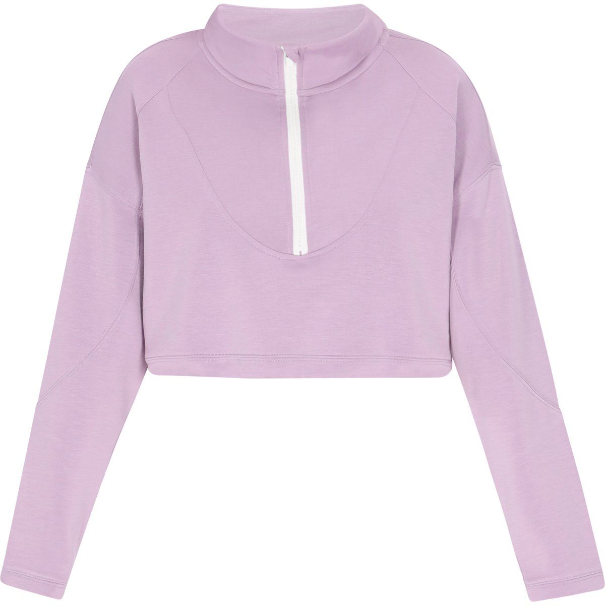 Kurzes Sweatshirt mit Stehkragen