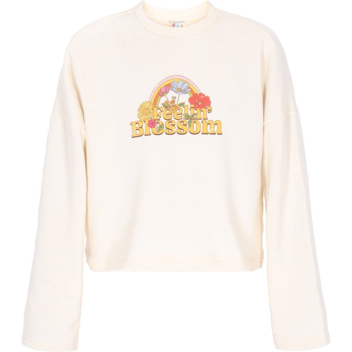 Boho-Sweatshirt mit Blumen-Grafik