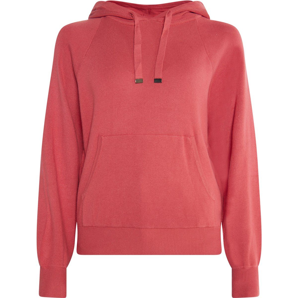 Weicher Strickhoodie mit Kängurutasche