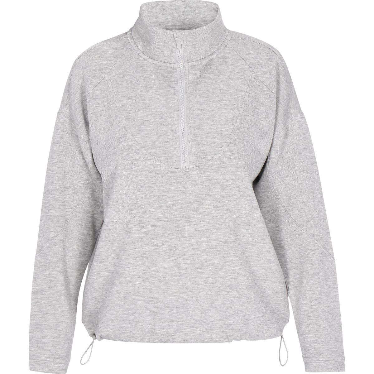 Sweatshirt mit Stehkragen und Kordelzug