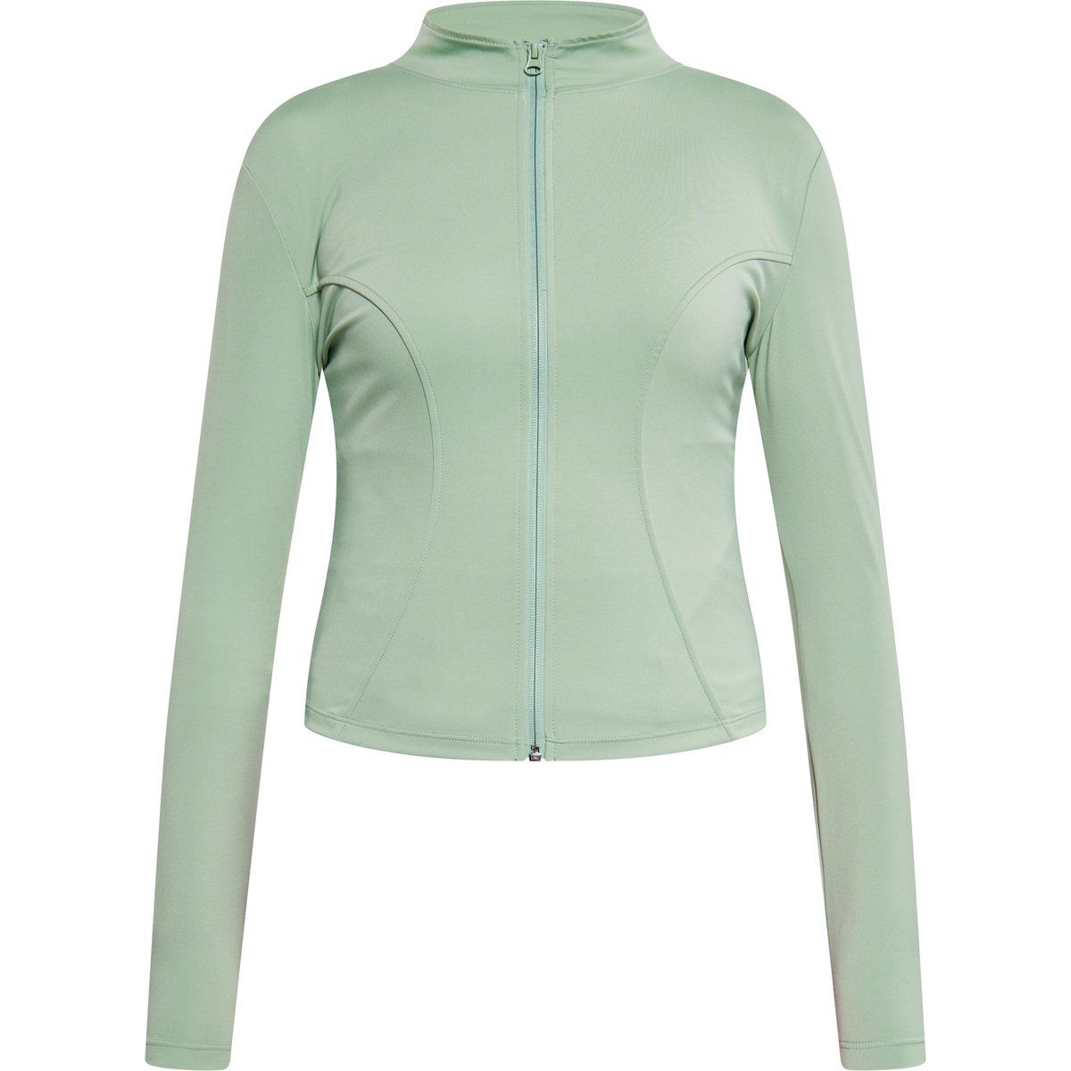 Figurbetonte Sportjacke mit Reißverschluss