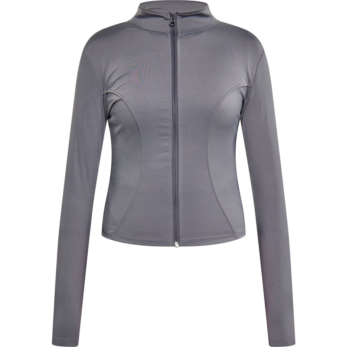 Figurbetonte Sportjacke mit Stehkragen