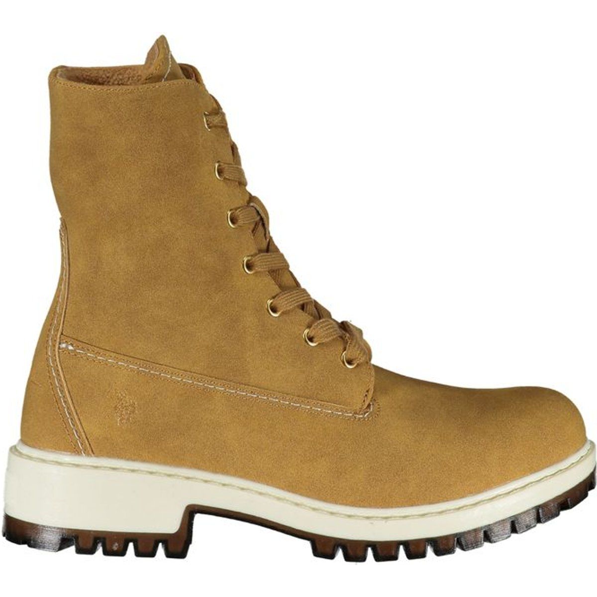 Klassische Schnürstiefel in Wildleder-Optik