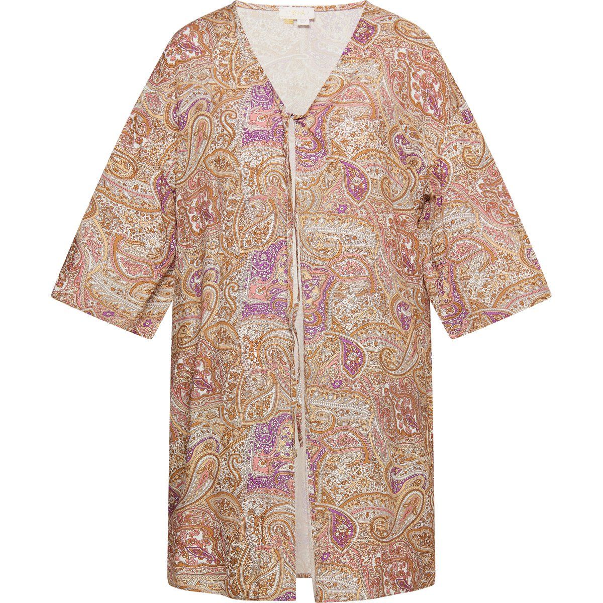 Fließender Kimono mit Paisley-Muster