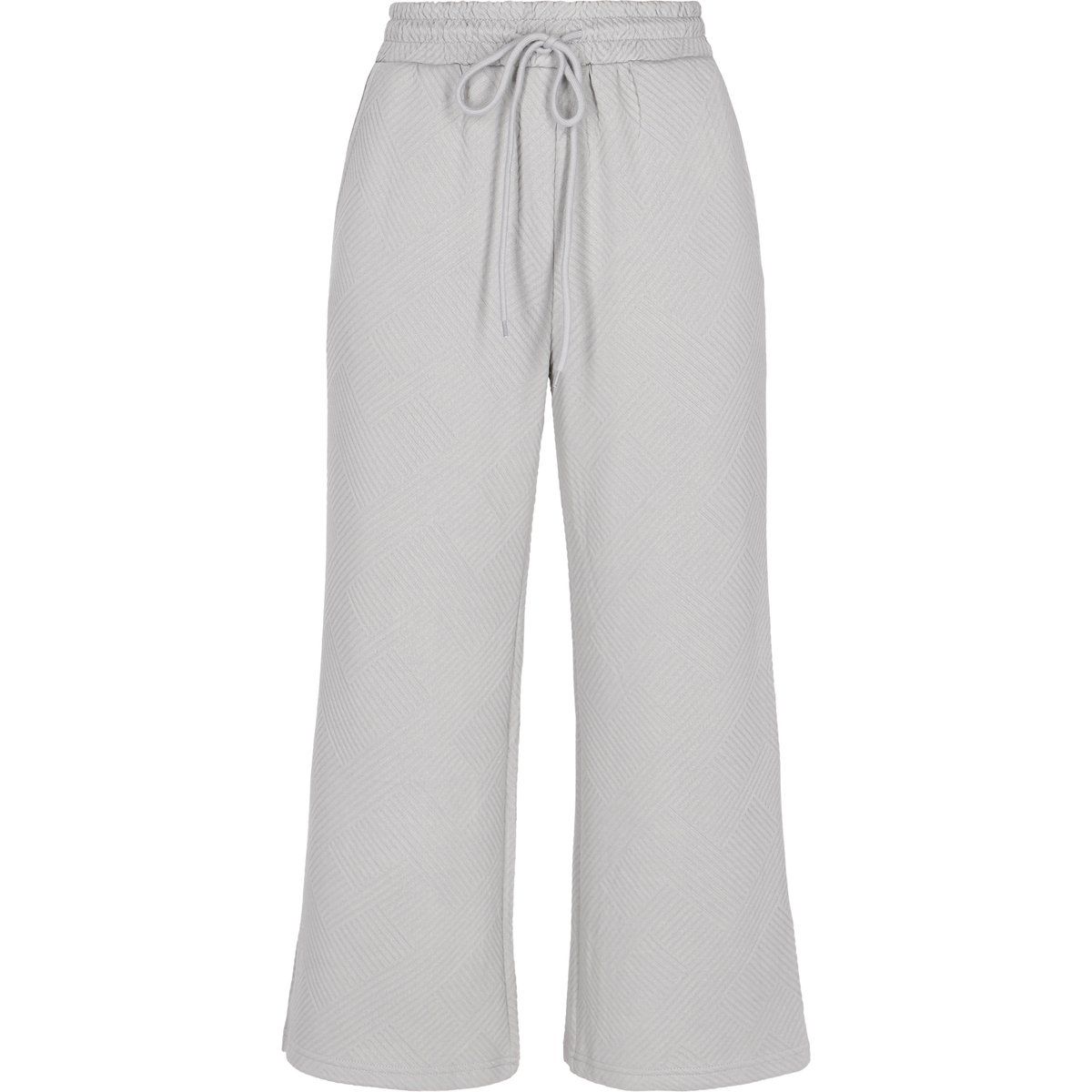 Geprägte Loungehose mit weitem Bein
