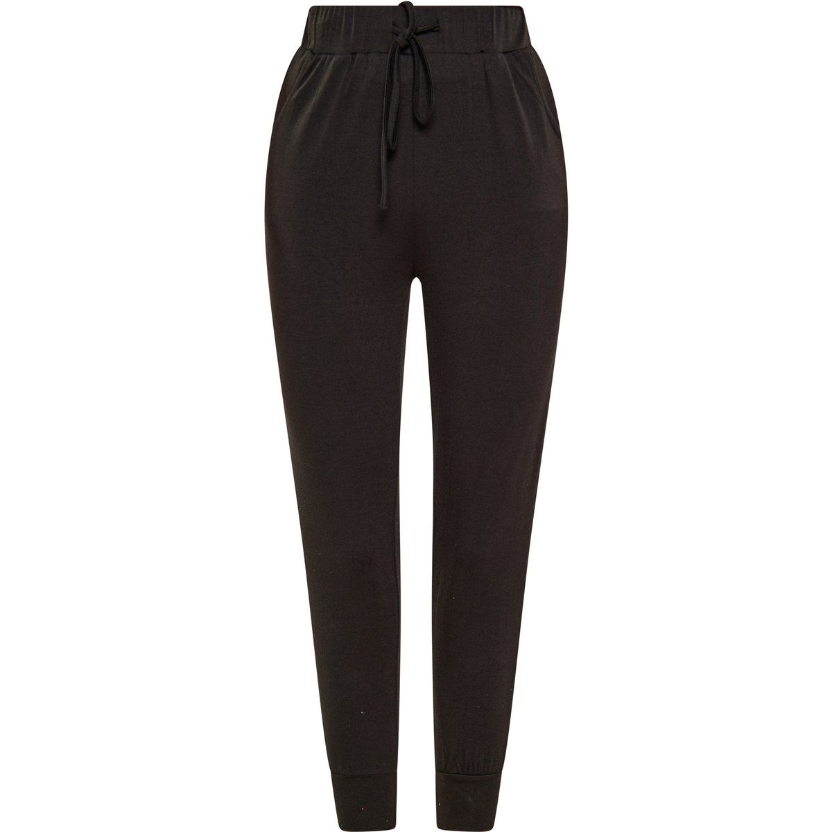 High-Waist Jogginghose mit Kordelzug