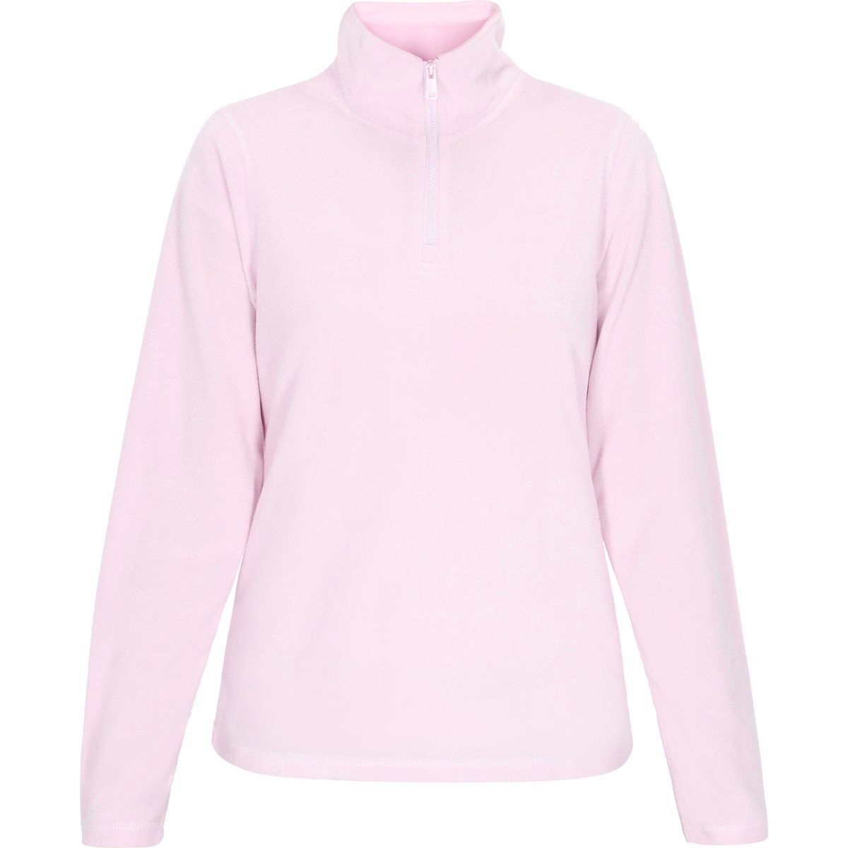 Klassischer Fleecepullover mit Halbreißverschluss
