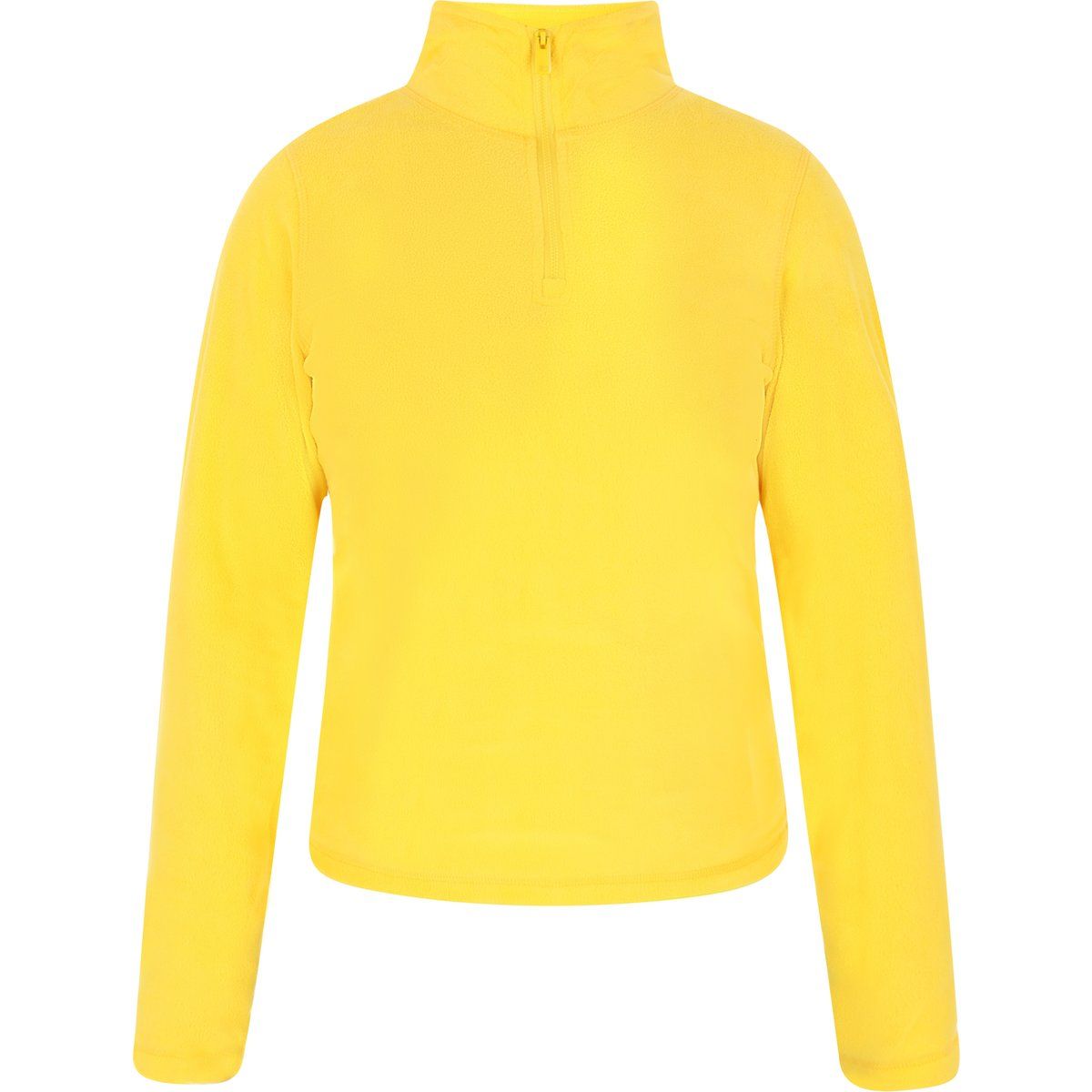 Fleecepullover mit Stehkragen und Halb-Reißverschluss